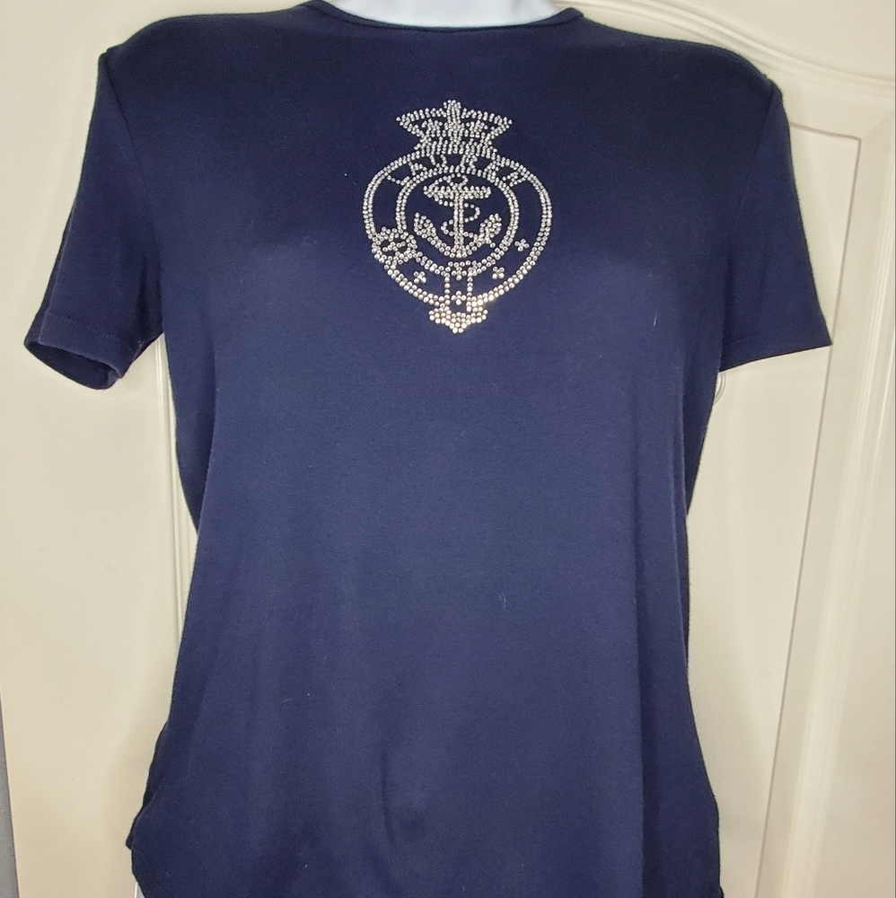 Navy Lauren by Ralph Lauren t-shirt top